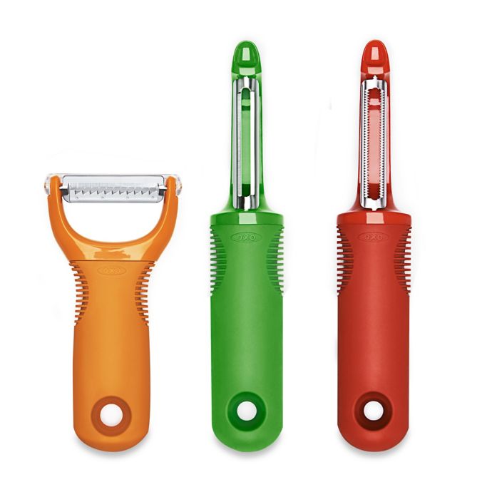 Colorful OXO peelers